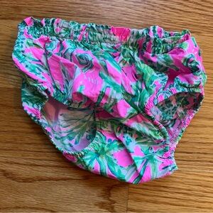 Lilly Pulitzer pink and green diaper cover size 18-24 months